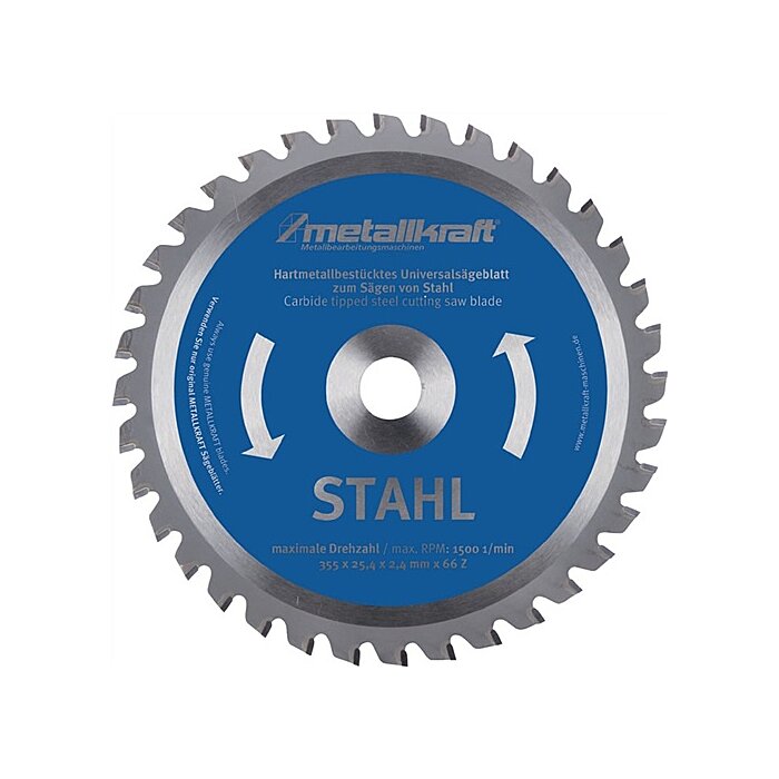 Aircraft HM-Sägeblatt Stahl 355x2,4x25,4mm Z80 3853504 