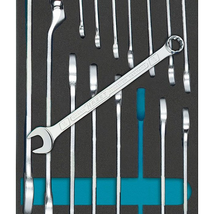 HAZET Combination wrench set Outside 12point profile Number of