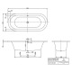 V&B WP-System LOOP & FRIE NDS UAE180LFO m BW ov 180 x80 Technik Position 2 we UAE180LFO7A2V01 Náhled