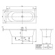 V&B WP-System LOOP & FRIE NDS UAP170LFO m BW R-eck 170x75 Tech. Position 1 w e UAP170LFO2A1V01 Náhled