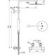 IS Duschsystem Ceraplus S afe mit Brausethermostat Chrom A7940AA Náhled