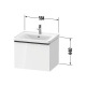 Duravit Waschtischunterba u D-NEO 584x440x452mm Gri go pol graphit matt DE4249034490000 Náhled