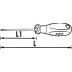 Vigor VDE šroubovák Phillips - Phillips profil PH - PH2 V2064 Náhled