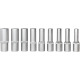 SW-Stahl Spanner sockets, 1/2”, E profile, E10-E24, deep, 9-piece 05680L Náhled