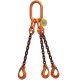 FS McBULL® 3-Strang-Kettengehänge, GK10, PAS-Kette, 10 mm, 1 Meter, Typ1 HPX310SLTyp1