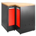 FACOM JLS3 Eckunterschrank Holzplatte rot JLS3-MBSCSW