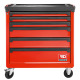 FACOM Werkstattwagen ROLL mit 6 Schubfächer, 4 Module pro Schubfach, rot (RAL 3020) ROLL.6M4A Náhled