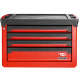 FACOM Werkzeugtruhe ROLL mit 4 Schubladen, 3 Module pro Schublade, rot (RAL 3020) ROLL.C4M3A Náhled