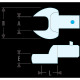 FACOM Gabelschluessel-Einsatz 9 x 12 mm 1/2 10.1/2 Náhled