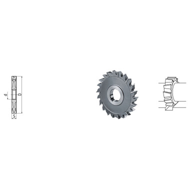 ELMAG Kotoučová fréza HSS Co5 DIN 885A 74323 ELMAG Kotoučová fréza HSS Co5 DIN 885A 74323