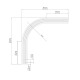 SKYLOTEC  SKYRAIL OBLOUK HORIZONTÁLNÍ 90° SR-102 Náhled