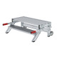 MUNK Work platform, mobile, step width 1,000 mm, grooved aluminium 2 steps 50019 Náhled