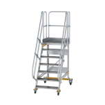 MUNK Platform stairs 60° movable step width 800 mm 7 steps 600727