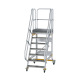 MUNK Platform stairs 60° movable step width 800 mm 7 steps 600727 Náhled