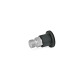 Ganter Mřížka, nerezová ocel / plastový knoflík GN 822.7-5-M10-C