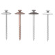 Holz Technic Dřevěný šroub Technic SCREW WITH INSERT DISC A2 CU 4.5X120 MCS45120CU