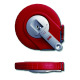 BMI Stålmålebånd - hvidlakeret, 13 mm, 30 m, mm/- kapselradius 501224030C