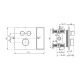 IS Brausetherm. UP CTherm Navigo Solos Chrom A7894AA Thumbnail