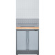 Vigor PERFORERET VÆGPLADE MED NETFORBINDELSE, 861MM V6000-015SP Thumbnail