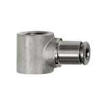 Riegler L-ringstykke, G 3/8, til slange udvendig diameter 12 mm, rustfrit stål 1.4404 110455