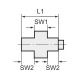 Riegler Solv. Dobbeltgevind nippel IT/AG, kon. tætning G 1 1/4, ES 1.4408 111943 Thumbnail