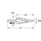 KS Tools 1/4” HSS-trinborebit, ø 4-30 mm, 14 trin 330.2383 Thumbnail