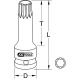 KS Tools 1/2” kraft-bitstop XZN, lang, M14 515.1172 Thumbnail