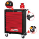 KS Tools BASICline værkstedsvogn, 7 skuffer, sort/rød 836.0007 Thumbnail