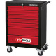KS Tools BASICline værkstedsvogn, 7 skuffer, sort/rød 836.0007 Thumbnail