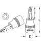 KS Tools 1/2” CHROMEplus bitstop, PH2 918.1636 Thumbnail