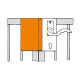 AMF 144ET-60 diskboks, lys 14787 Thumbnail
