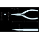 FACOM Flachzange Micro-Tech schlanke Backen 431.LMT Thumbnail