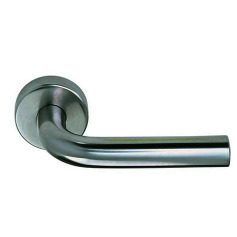Woelm KWS 3B12 Wechselgarnitur Drücker mit Knopf 3G11, Rundrosette 3B1283