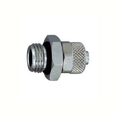 Riegler Gerade Einschraubverschraubung, O-Ring, G 3/8 a., Schlauch 10/8 110480