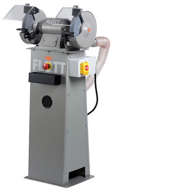 Flott TS 200 SD P DoppelSchleifmaschine mit Ständer, NotAus, Bremse