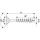 SPAX Universalschraube, 3,5 x 50 mm, 500 Stück, Teilgewinde, Senkkopf, T-STAR plus T20, 4CUT, WIROX 0191010350505 Miniaturbild SPAX Universalschraube, 3,5 x 50 mm, 500 Stück, Teilgewinde, Senkkopf, T-STAR plus T20, 4CUT, WIROX 0191010350505 Miniaturbild