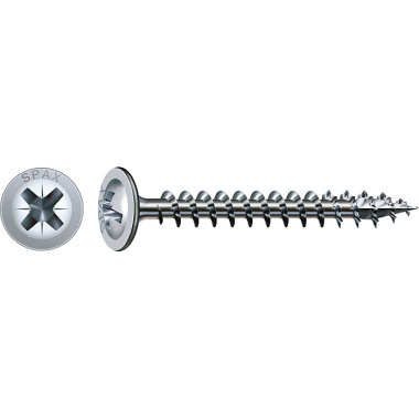 SPAX Universalschraube, 3,5 x 20 mm, 3000 Stück, Vollgewinde, Rückwandkopf, Kreuzschlitz Z2, 4CUT, WIROX 0281010350202 SPAX Universalschraube, 3,5 x 20 mm, 3000 Stück, Vollgewinde, Rückwandkopf, Kreuzschlitz Z2, 4CUT, WIROX 0281010350202