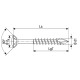SPAX Fassadenschraube, 4,5 x 45 mm, 200 Stück, Teilgewinde, Linsensenkkopf, T-STAR plus T20, CUT-Spitze, Edelstahl rostfrei A2 25170004504521 Miniaturbild SPAX Fassadenschraube, 4,5 x 45 mm, 200 Stück, Teilgewinde, Linsensenkkopf, T-STAR plus T20, CUT-Spitze, Edelstahl rostfrei A2 25170004504521 Miniaturbild