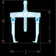 FACOM Abzieher mit Buegel, lang, 10 - 85mm U.42B Miniaturbild