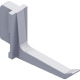 Workpiece h.L.40mm white ELEMENT SYSTEM 11409-00001 Thumbnail
