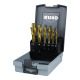 Ruko Flat countersinker-set DIN 373 HSS-TiN with fixed guide in plastic case 102452TRO Thumbnail