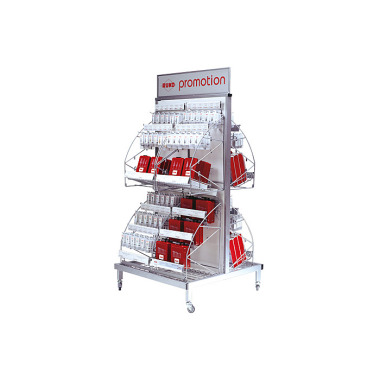 Ruko display wall on rollers empty 219800