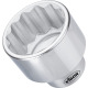 Vigor Double hexagon socket wrench insert - external double hexagon profile - 55 V3376