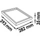 Vigor 2-component soft foam insert, with empty compartment V5018 Thumbnail