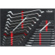 Vigor double ring spanner and double open-end spanner set V5107 Thumbnail