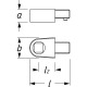 HAZET Push-through square - solid square 10 mm (3/8 inch) - solid square 6.3 mm (1/4 inch) 6413-2 Thumbnail