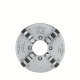 RÖHM KRF 70, 4-jaws, with clamping pin, cylindrical centering mount, cast body 148794 Thumbnail RÖHM KRF 70, 4-jaws, with clamping pin, cylindrical centering mount, cast body 148794 Thumbnail