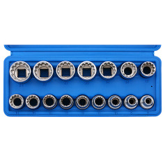 Sonic Multi function socket set 1/2’’, 16 pieces 301601