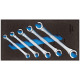 GEDORE Double ring spanner set, open, in check tool module 1500 CT1-400 Thumbnail