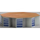 KLW PROFI octagonal workbench (ERGO version) WP670E-1350M45-E8003 Thumbnail